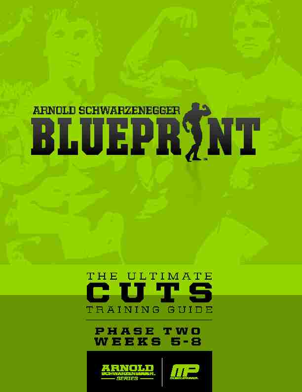 Arnold Schwarzenegger Blueprint to Cuts