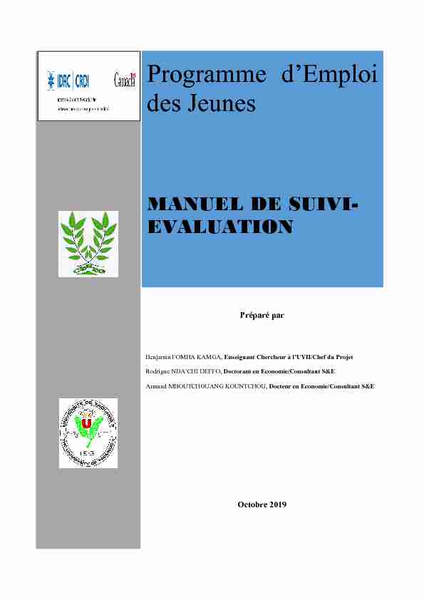 Manuel Suivi-Evaluation FINAL