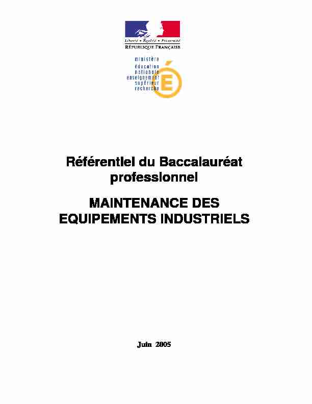 [PDF] Référentiel Bac Pro MEI - Eduscol