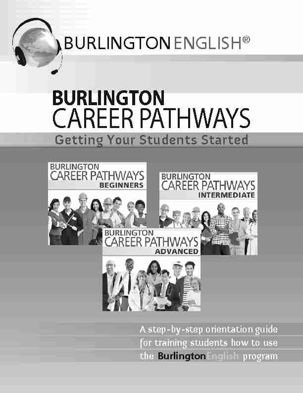 CAREER PATHWAYS - Burlington English