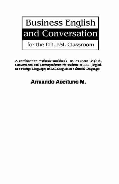 Business English And Conversation - PDF4PRO