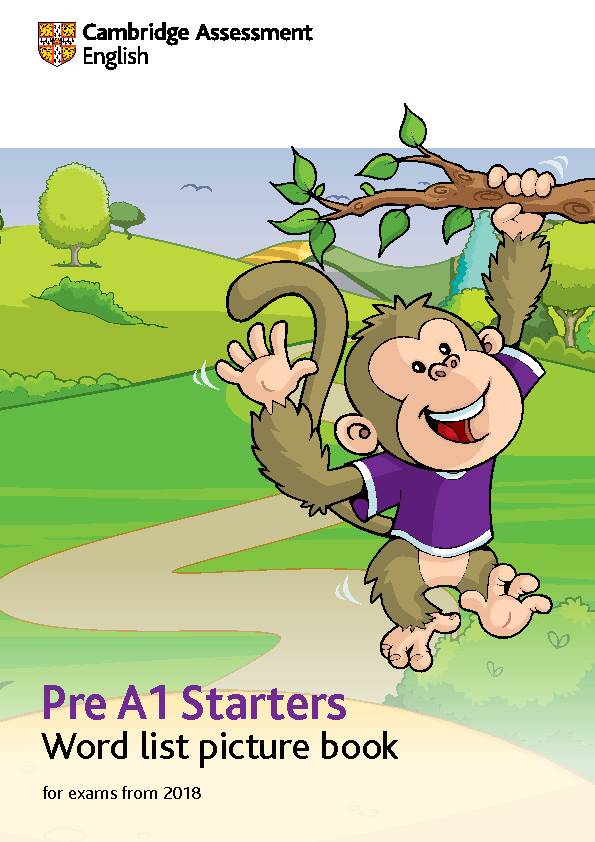 Starters Word List Picture Book - Cambridge English