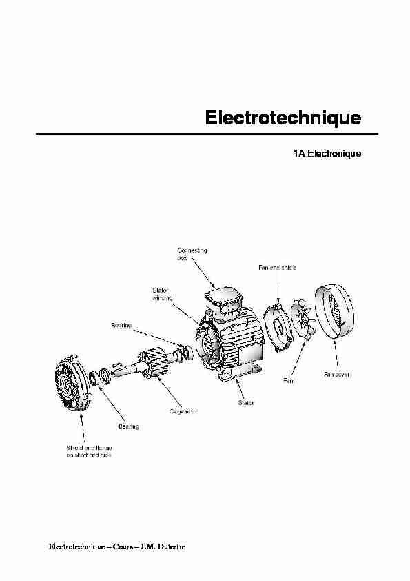 Electrotechnique - Cours