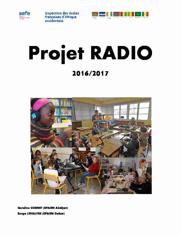 Projet RADIO IPEF - Ipef Dakar
