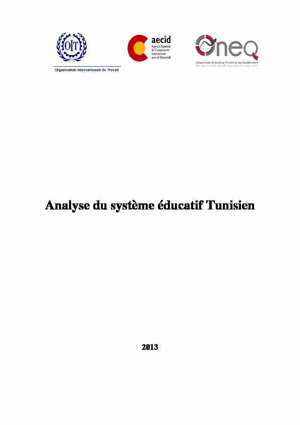 Analyse du système éducatif Tunisien