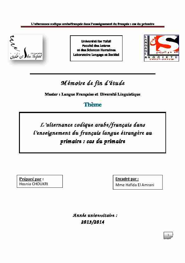 [PDF] Mémoire de fin d - Freelang