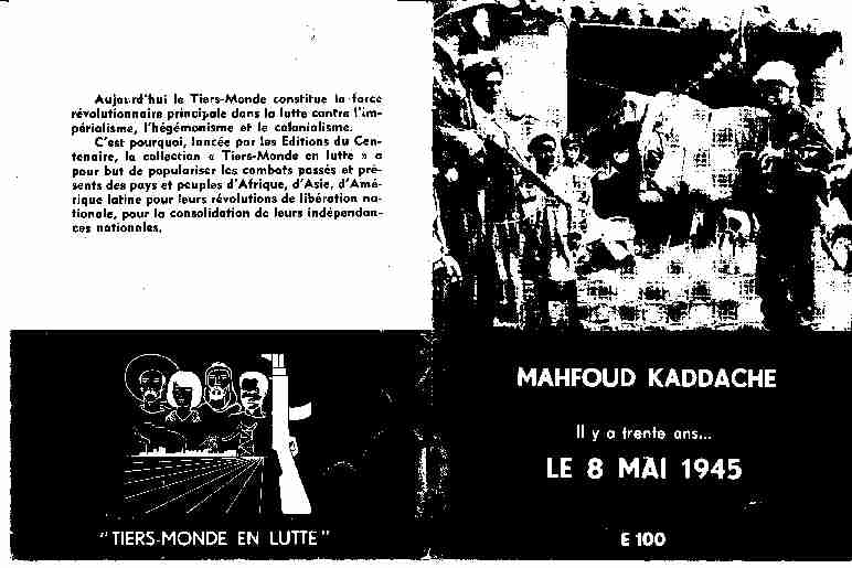 Le 8 mai 1945 (en Algérie) (Français)