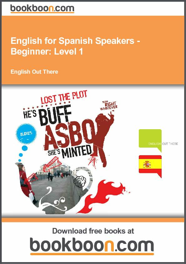English for Spanish Speakers - Beginner: Level 1