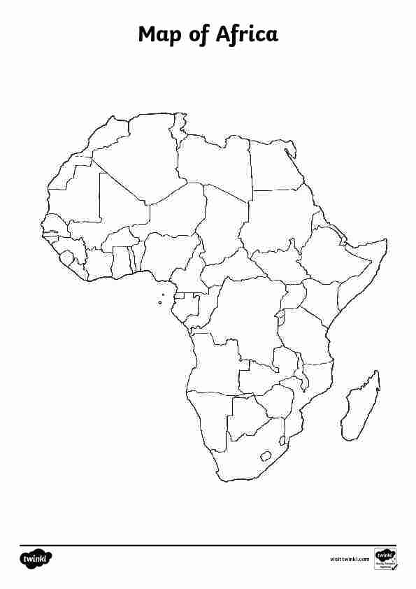 [PDF] Blank Map of Africa - Glow Blogs