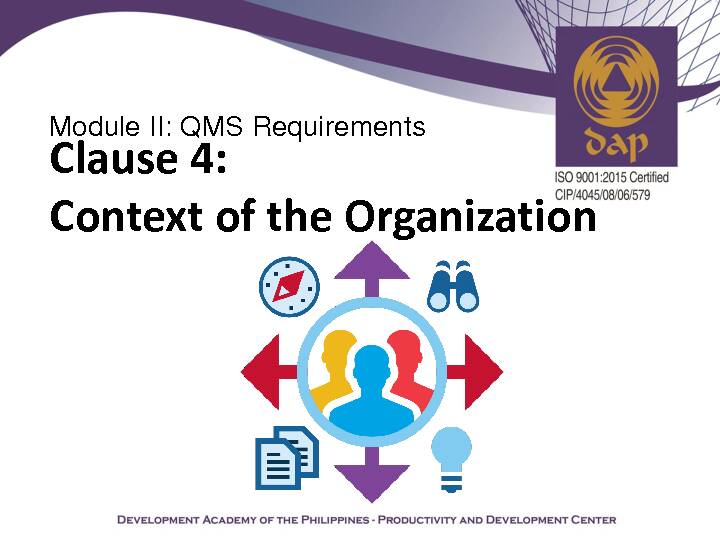 QMS Requirements - Clause 4: Context of the Organization