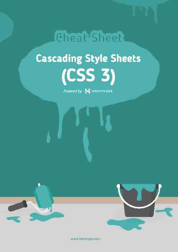 CSS Cheatsheet