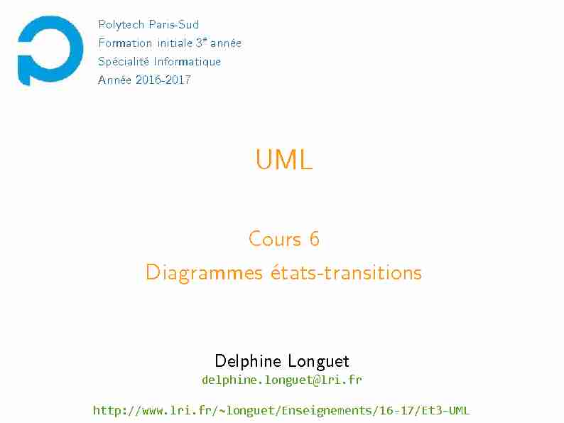 [PDF] Cours 6 Diagrammes états-transitions