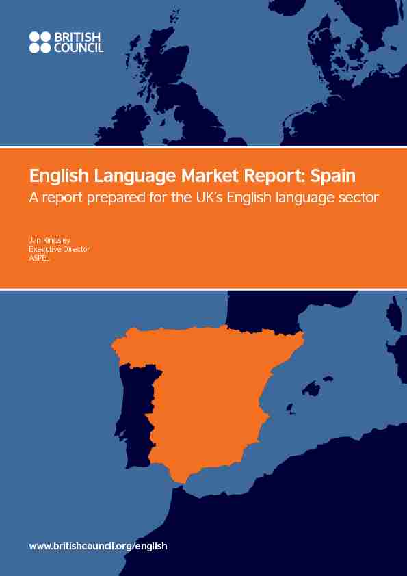 English Language Market Report: Spain