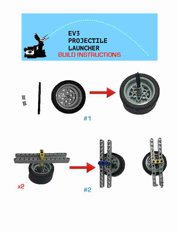[PDF] EV3 Projectile Launcher Build Instructions - LEGO Engineering