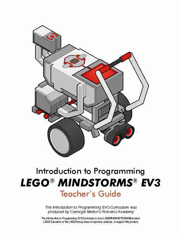 Introduction to Programming LEGO MINDSTORMS EV3