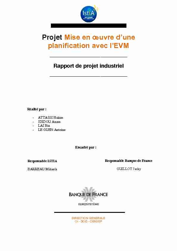 Rapport Projet EVM Banque de France