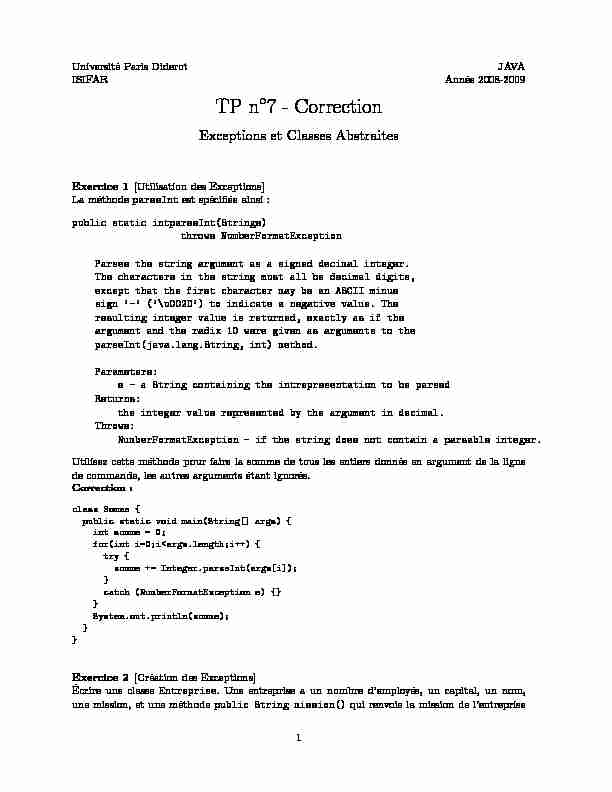 [PDF] TP n  7 - Correction - LIPN
