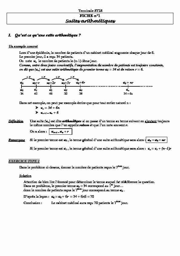 [PDF] Suites arithmétiques - Prof Launay