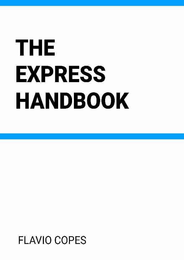 Express.js Handbook