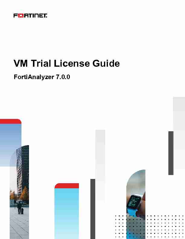 FortiAnalyzer VM Trial License Guide