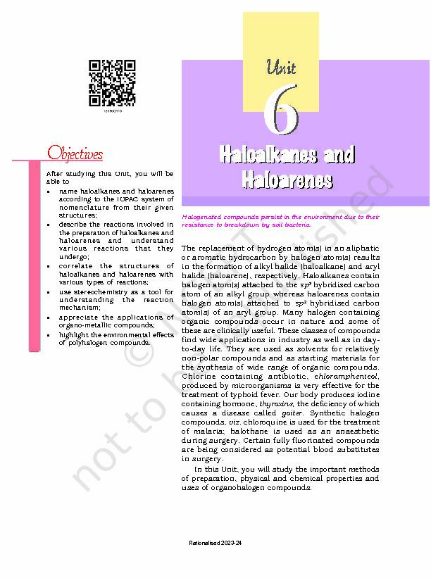 Haloalkanes and Haloarenes Haloalkanes and Haloarenes