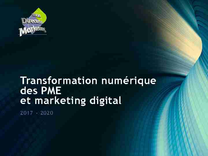 Transformation numérique des PME et marketing digital