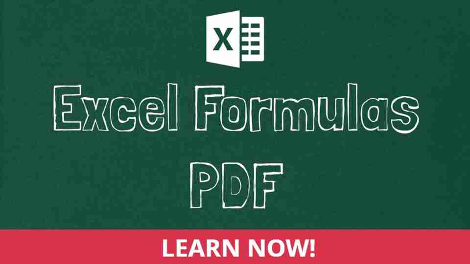 [PDF] Excel Formulas PDF - Excel Superstar