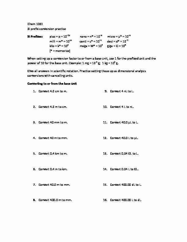 [PDF] SI unit conversion worksheet
