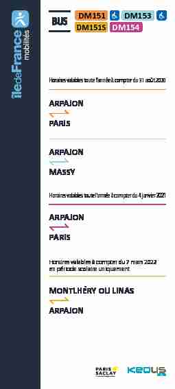 ARPAJON MASSY ARPAJON PARIS ARPAJON PARIS DM151