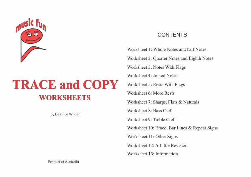 [PDF] Trace & Copycdr - Music Fun Worksheets