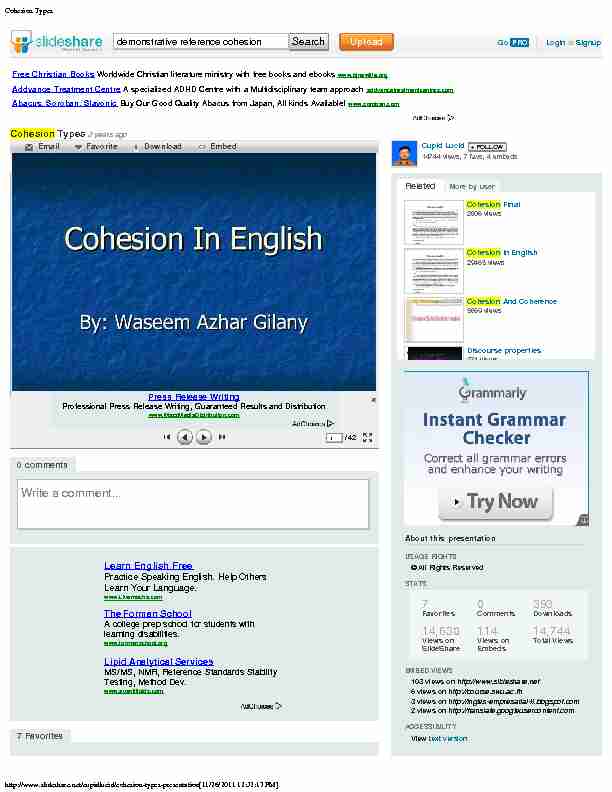 Cohesion Types