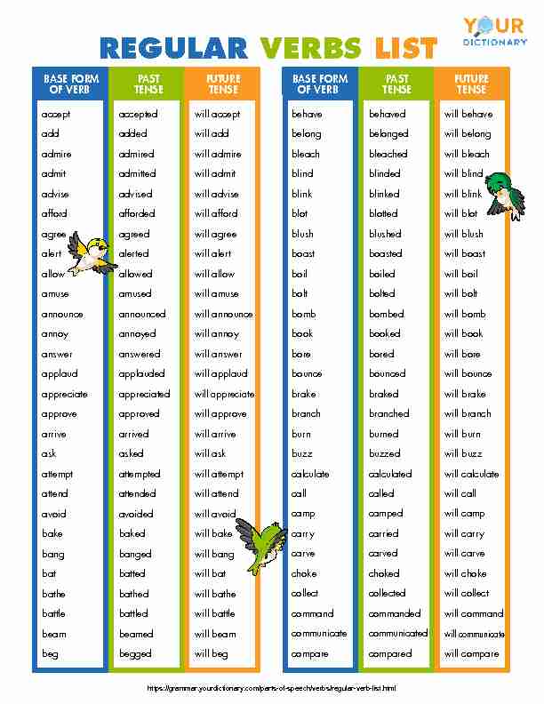 regular-verbs-list-pdf