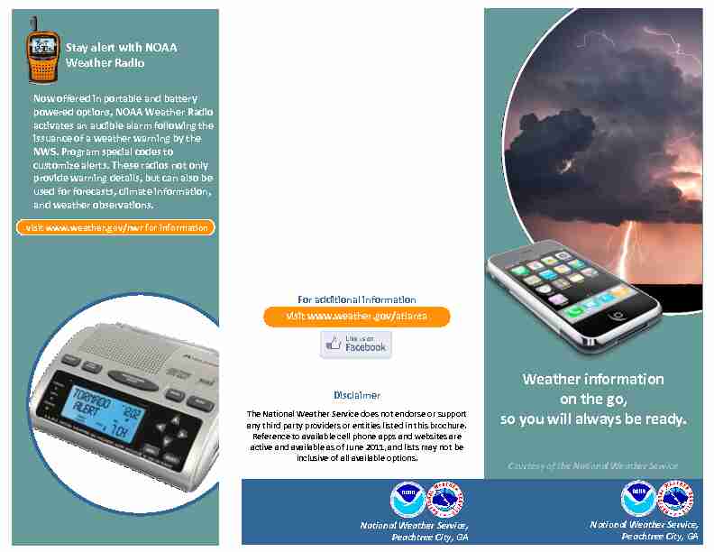 Weather information on the go so you will always be ready.