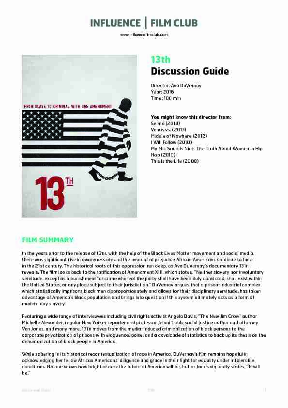 [PDF] 13th Discussion Guide - Squarespace
