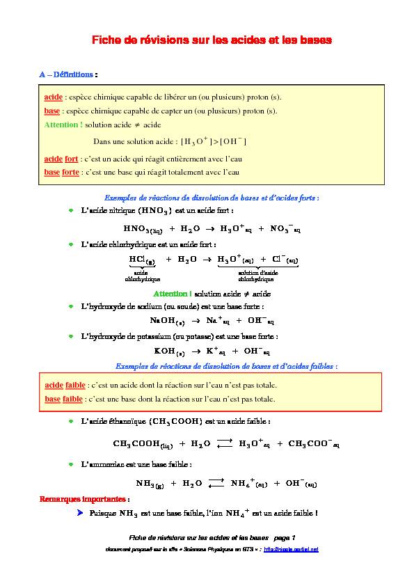 [PDF] Révisions sur les acides et les bases - Nicole Cortial