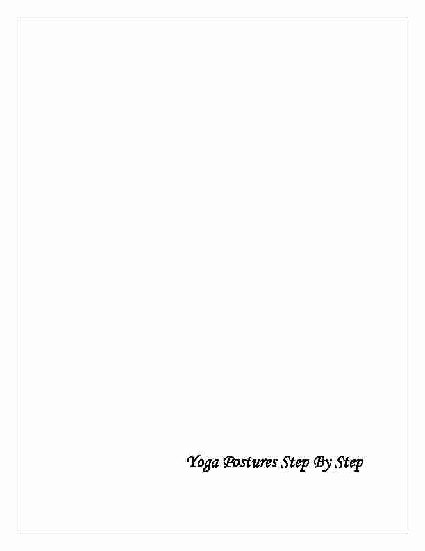 [PDF] Yoga Postures Step By Step