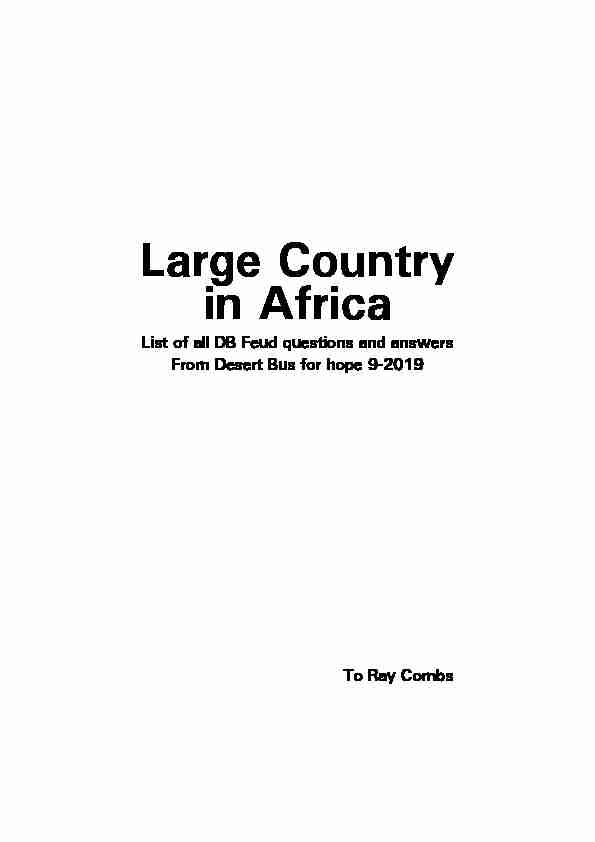 [PDF] Large Country in Africa - vstninja