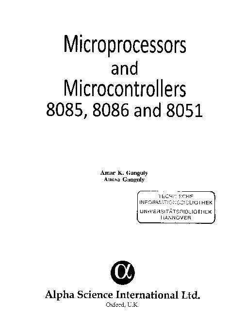 [PDF] Microprocessors and microcontrollers 8085 8086 and 8051 - GBV