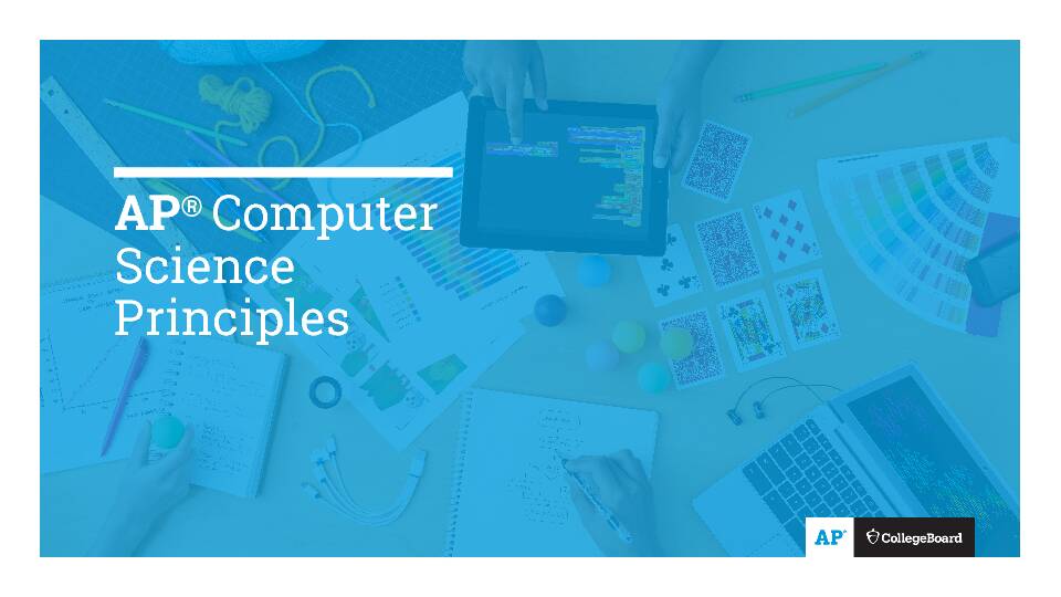 AP® Computer Science Principles