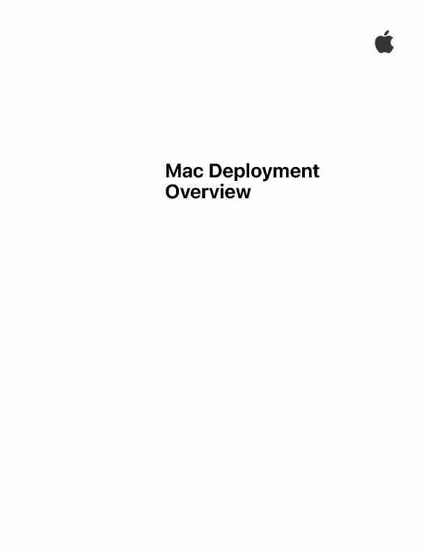 Mac Deployment Overview (PDF)