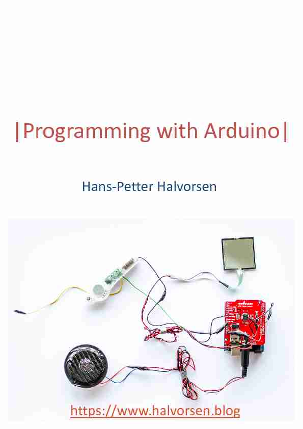 Programming with Arduino (PDF)