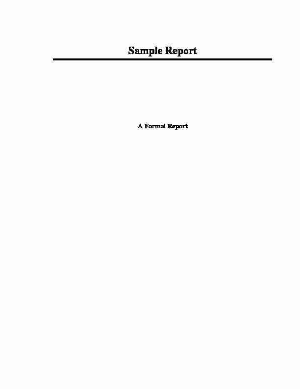 [PDF] Sample Report - Wright State University