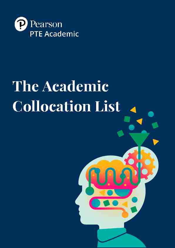 Academic Collocation List