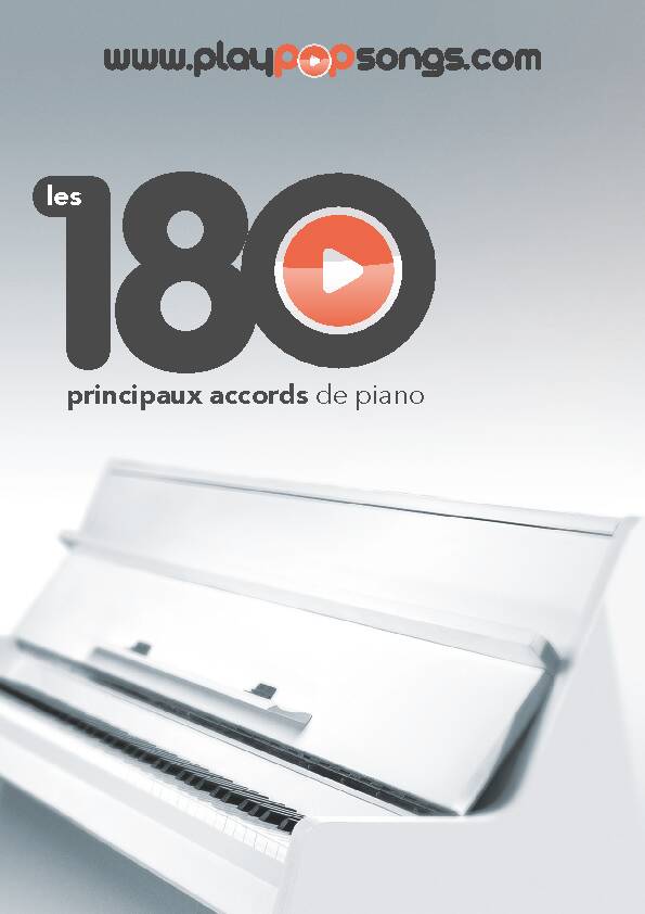 [PDF] 18principaux accords de piano les - PlayPopSongs