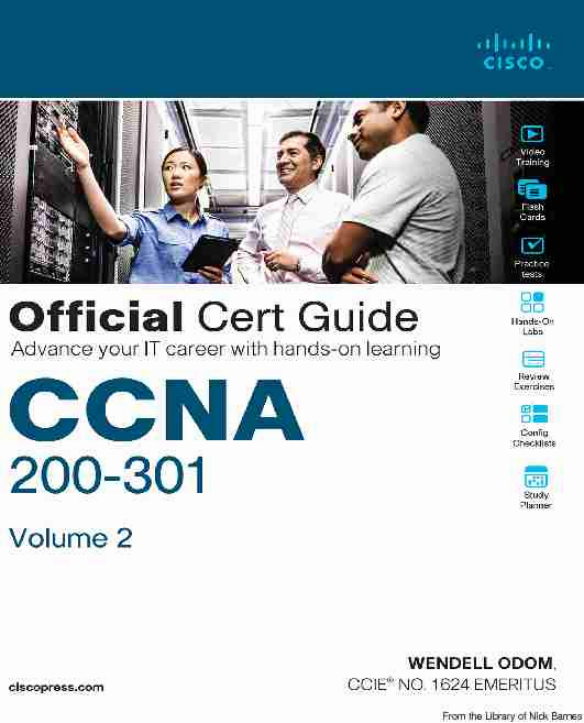 CCNA 200-301 Volume 2 - Official Cert Guide