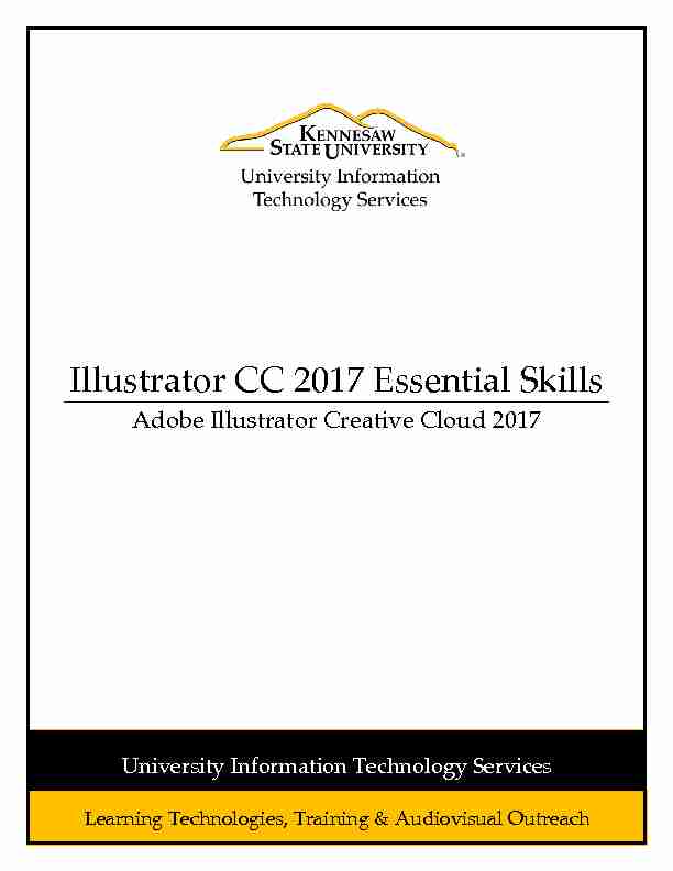 Illustrator CC 2017 Essential Skills