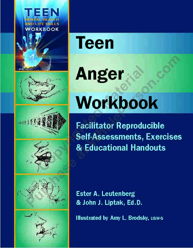 [PDF] Anger Workbook Teen - Whole Person Associates