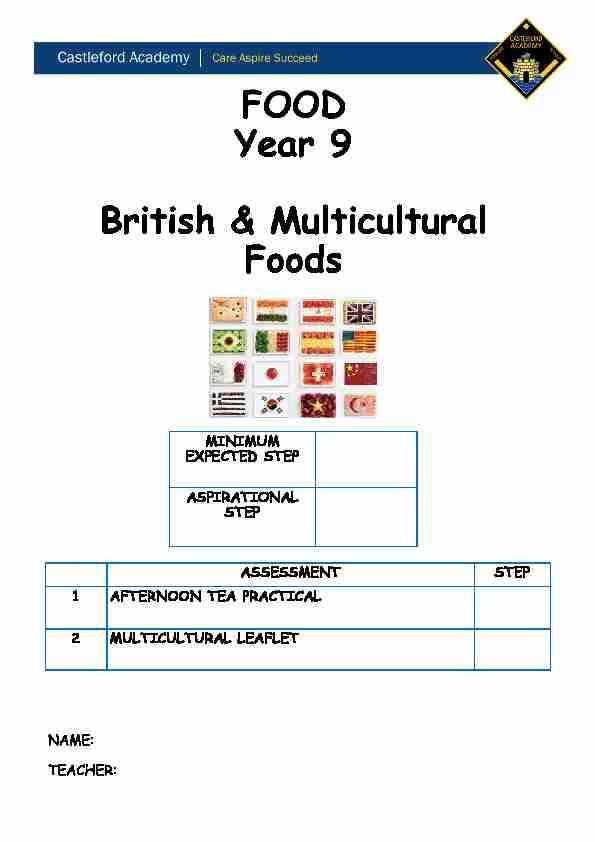[PDF] NEW YR9 BOOKLET BRITISH & MULTICULTURALpub - Castleford