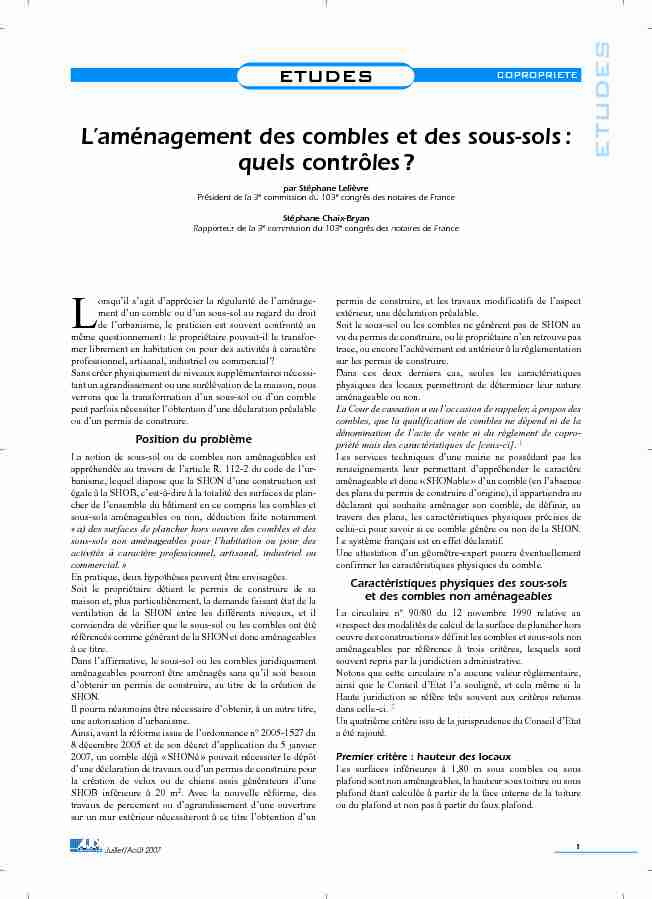 [PDF] etudes - Notaires de Longueil