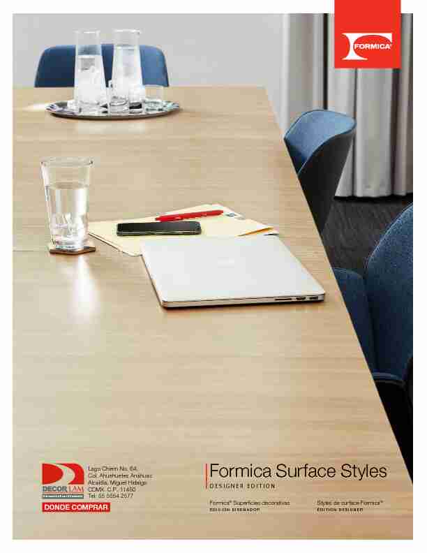 Formica Surface Styles